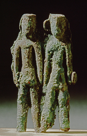 Two bronze figurines, from Byblos, Lebanon …