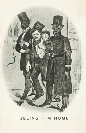 Seeing him home (litho)
