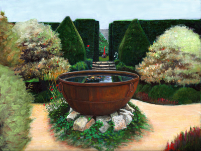 Sacred Space, 2020 (acrylic on board)