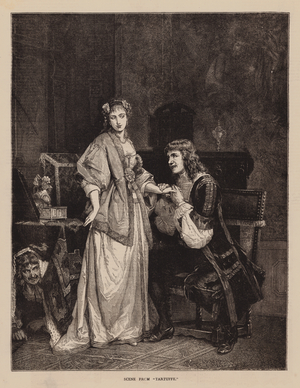 Scene from "Tartuffe" (engraving)