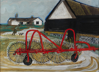Great Lodge Farm, 1953 (w/c on paper)