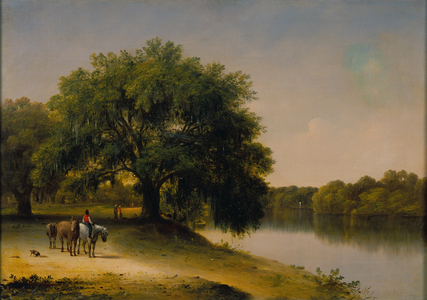 River Plantation, 1855-1860 (oil on canvas)