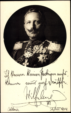 Postal stationery Kaiser Wilhelm II, portrait, awards