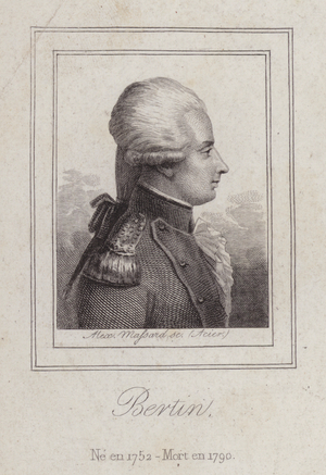 Antoine de Bertin, French poet (engraving)