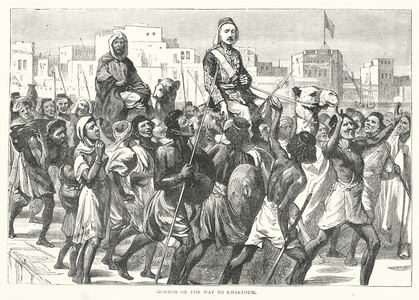 Gordon on the Way to Khartoum (engraving)