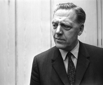 Gol in Hallingdal April 24, 1971. Center Party chairman John Austrheim ..., 1971 (photo)