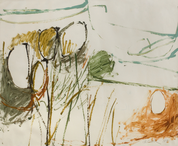 Landscape, 1960 (oil on paper)