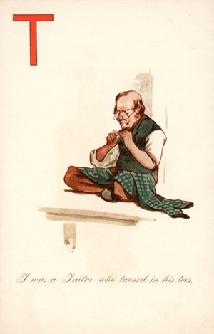 T, Tailor (colour litho)