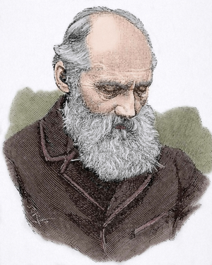 William Thomson, 1st Baron Kelvin (1824 -1907) (colour engraving)