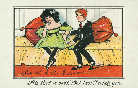 Sweets to the sweet! (colour litho)