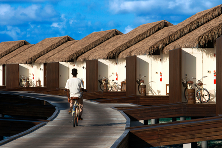 Luxury bungalows villas in The Residence Hotel and Resort, Gaafu Alifu Atoll, Maldives Islands (photo)