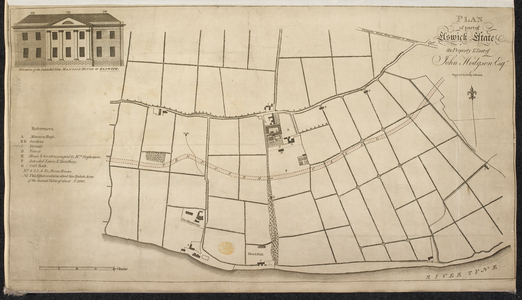 A plan of part of Elswick Estate, Northumberland