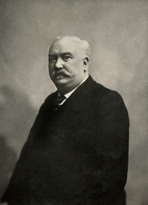 Portrait of the writer Henri Des Houx ( 1848 , 1911 ) (photograph)