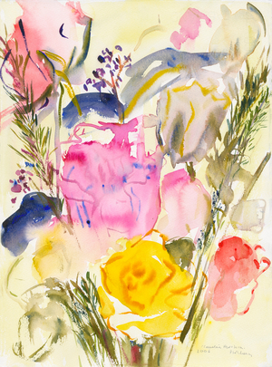 Roses, 2006 (watercolour on paper)
