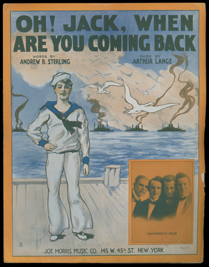 Oh! Jack, When are you coming back, 1917 (print)