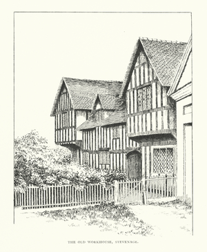 The Old Workhouse, Stevenage (litho)