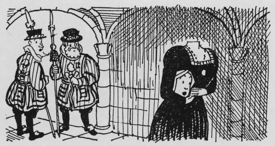 Ghost in the Tower of London (litho)