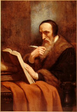 Portrait of Calvin, 1858 (oil on canvas)