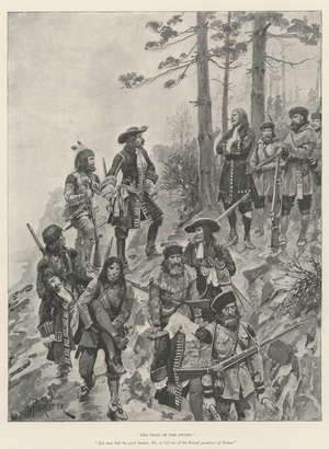 The Trial of the Sword, by Gilbert Parker (litho)