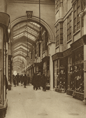 Burlington Arcade (b/w photo)