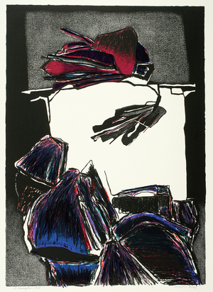 Quadra, 1989 (colour litho)