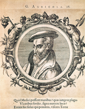Portrait of Georgius Agricola (etching)