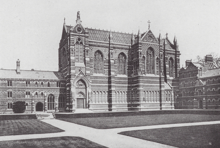 Oxford: Keble College Chapel (b/w photo)