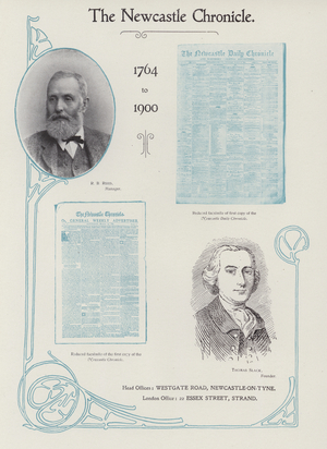 British Newspapers in the Nineteenth Century: The Newcastle Chronicle (litho)