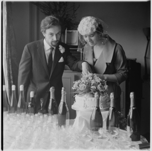 Lauraine's Wedding, mid 1950's, UK (b/w photo)