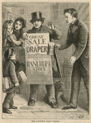 The Sandwich Man's Speech (engraving)