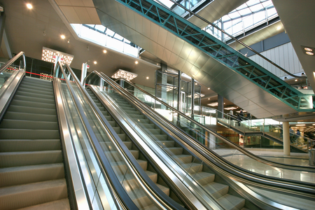 Interior of Garibaldi Station, Torre Garibaldi, Milan, Lombardy, Italy (photo)