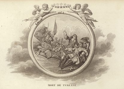 Death of Marshal Turenne, 1675 (engraving)
