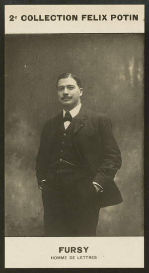 Fursy, Homme De Lettres, 1866 (b/w photo)