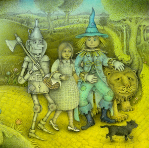 The Wizard of Oz, 2002 (watercolour, ink,coloured pencil & graphite)