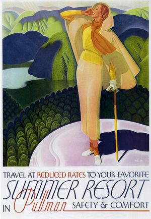 Pullman Magazine Advert, USA, 1930s