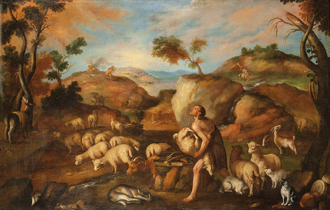 Cain and Abel, 1652 (oil on canvas)