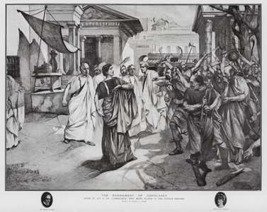 The Banishment of Coriolanus (litho)