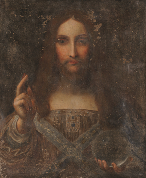 Salvator Mundi (oil on canvas)