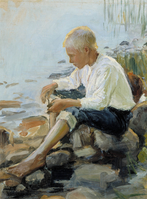 Boy on the Shore, 1891-93 (oil on canvas)