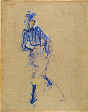 Jane Avril dancing, 1891-92 (oil on cardboard)