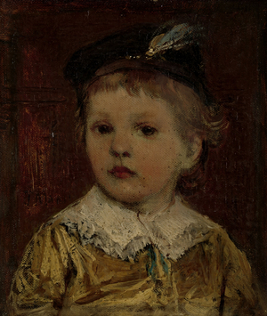 Portrait of Willem, 1876 (oil on canvas on panel)