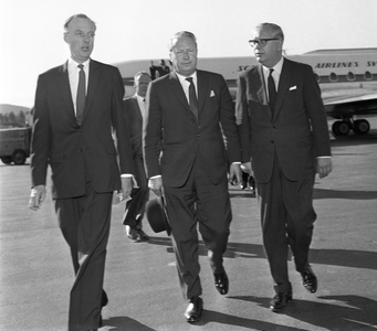 Oslo 19630613. Edward Heath, Trade and Industry Minister and Deputy Foreign Minister …, 1963 (photo)