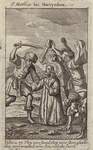 Martyrdom of St Matthew (engraving)