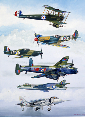 Military Aircraft, 2011 (oil on panel)