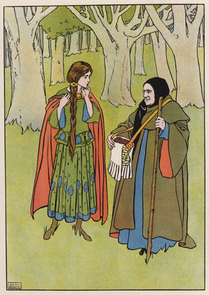 The Wild Swans (colour litho)