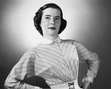 Close-up of a young woman smiling