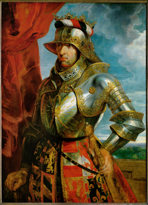 Emperor Maximilian I, c.1618 (painting on oakwood)