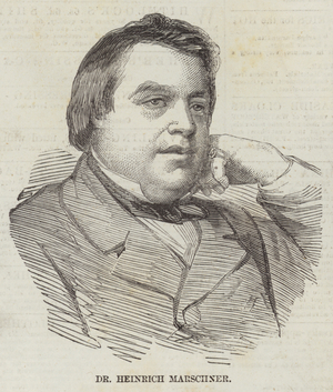 Dr Heinrich Marschner (engraving)