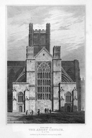 East End of the Abbey Church, Bath (engraving)