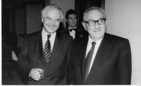 Henry Kissinger in Potsdam, Germany, 1992 (photo)